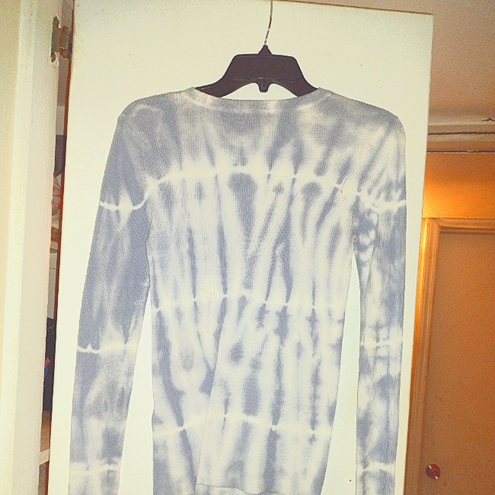 Long Sleeve Cotton Top Donna Karen XS